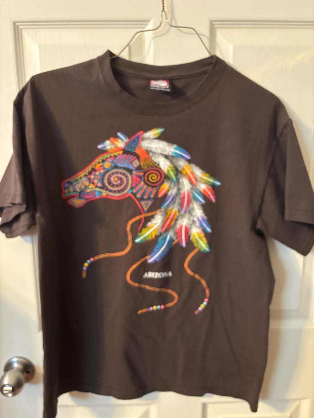 Vintage Sportex Arizona Horse Graphic T-Shirt Size Large